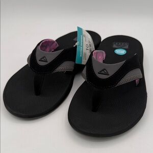 Reef Women's Fanning, black/grey